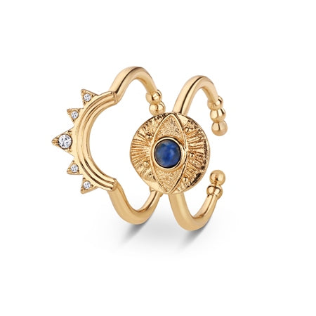 Newbridge All Seeing Evil Eye Stacking Rings