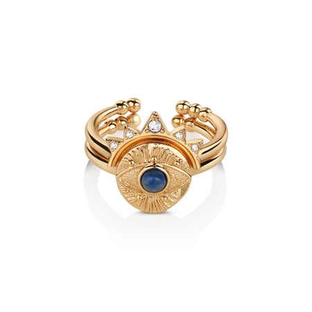 Newbridge All Seeing Evil Eye Stacking Rings