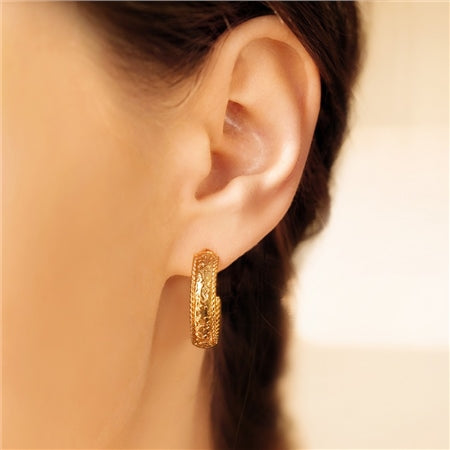 Newbridge Gold Plated Hoop Earrings