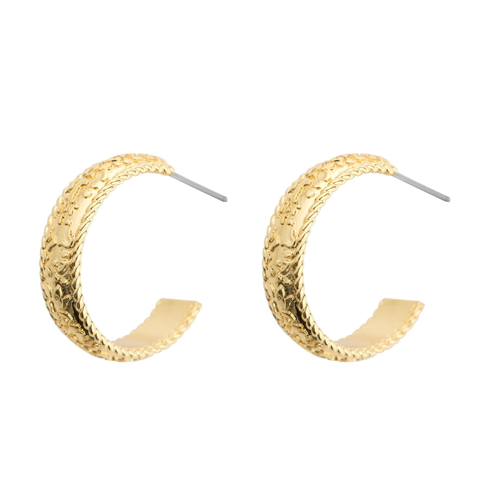 Newbridge Gold Plated Hoop Earrings