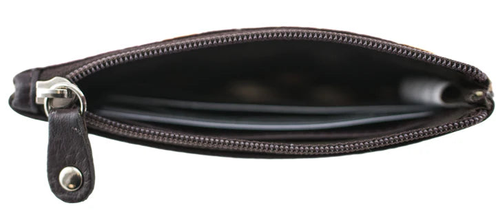 Gone to Pot Leather Coin and Card Purse