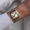 Cluse Gracieuse Petite Watch Steel, Rainbow stones, Gold Colour