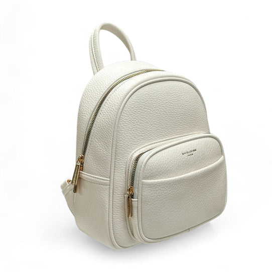 David Jones White Backpack