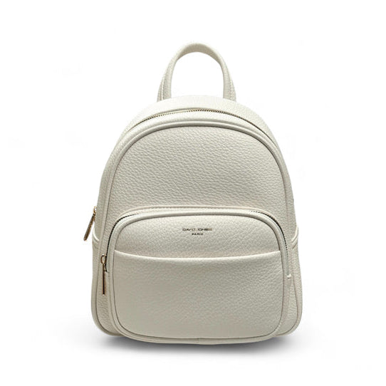 David Jones White Backpack