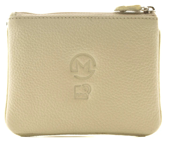Foxglove Forest Leather Coin & Card Purse