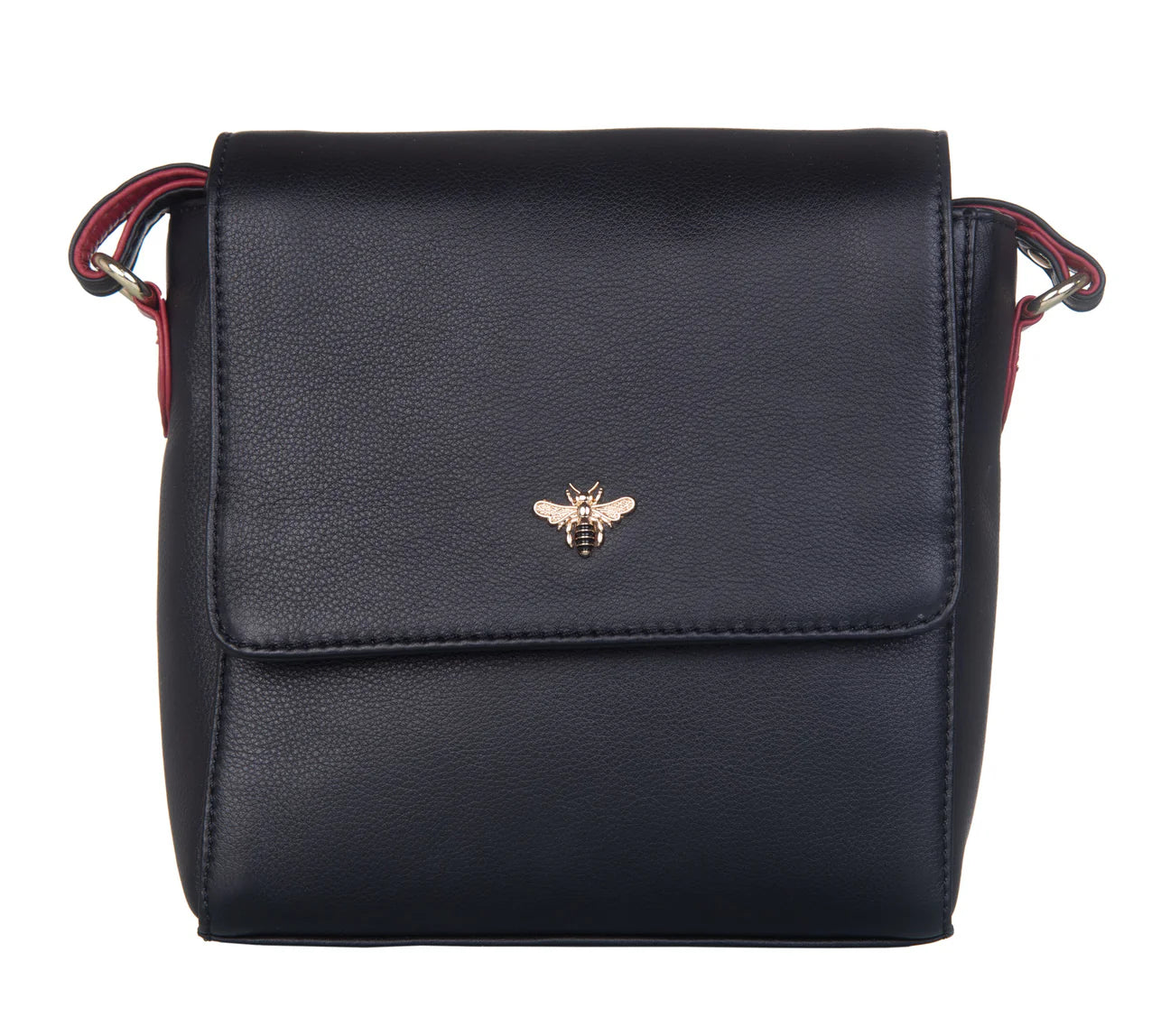 Mason Compact Black and Red Cross Body Bag