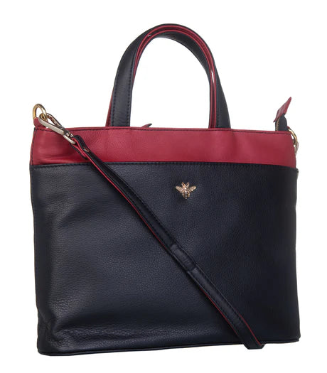 Mason Multi way Black and Red Grab Bag