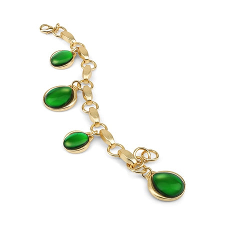 Newbridge Green Cabochon Bracelet