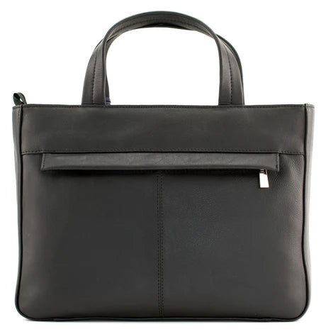 Anishka Black Leather Multiway Grab Bag