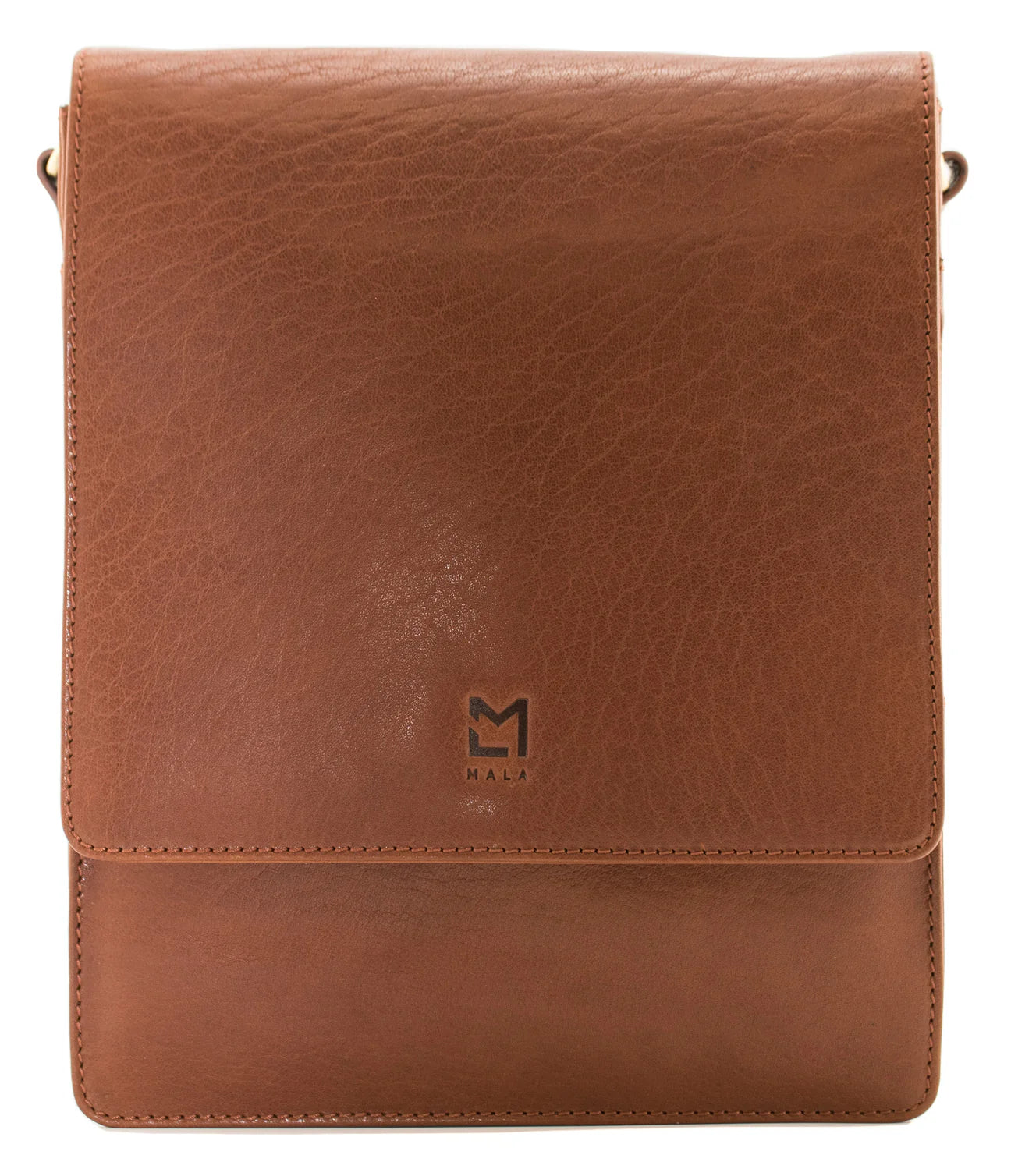 Bloomsbury Tan Leather Medium Flap Satchel Bag