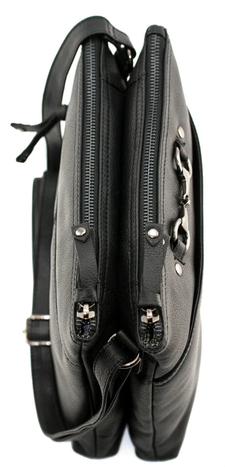 Steed Tall Double Pocket Cross Body Bag