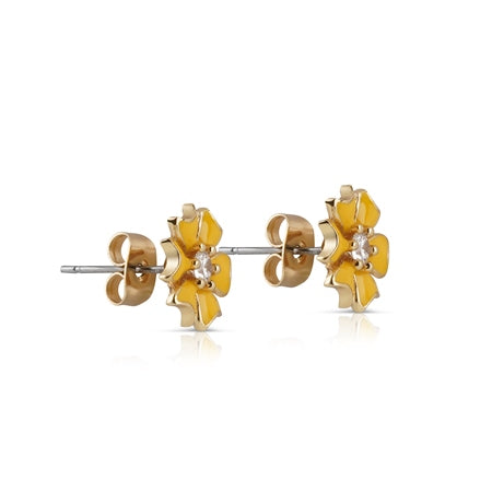 Newbridge Yellow Flower Earrings
