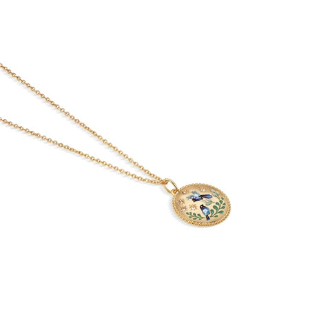 Newbridge Bird Enamel Pendant