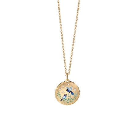 Newbridge Bird Enamel Pendant