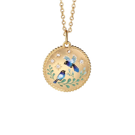 Newbridge Bird Enamel Pendant