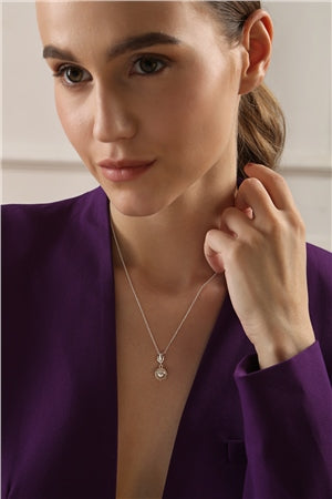 Newbridge Pearl Leaf Pendant