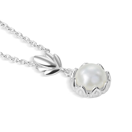 Newbridge Pearl Leaf Pendant