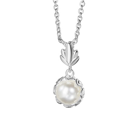 Newbridge Pearl Leaf Pendant