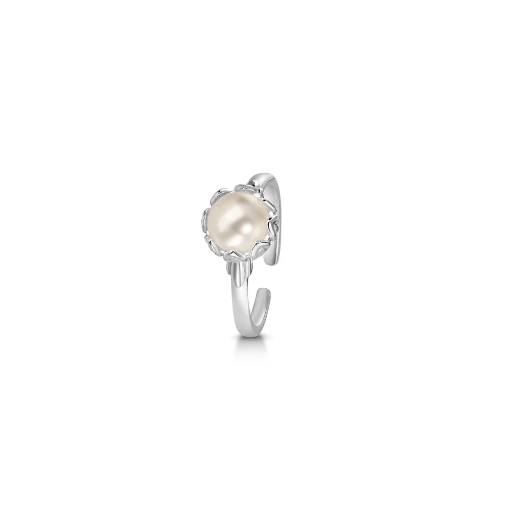 Newbridge Pearl Leaf Ring
