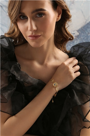 Newbridge Bird Enamel Link Bracelet