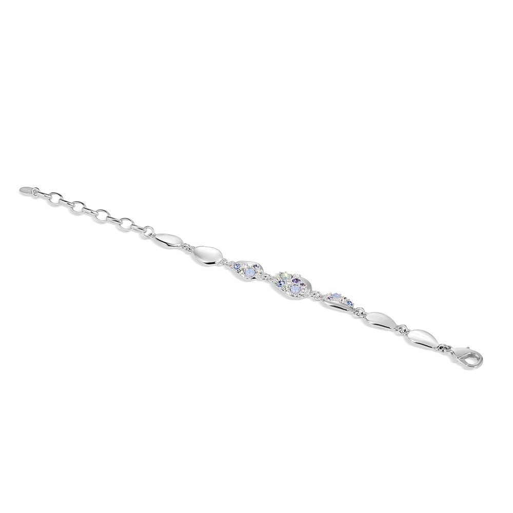 Newbridge Bracelet with Blue and Clear Stones