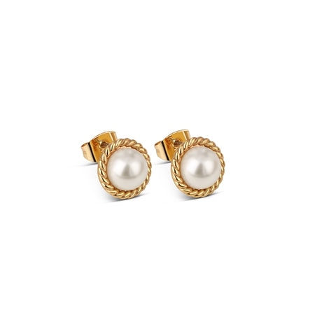 Newbridge Sappho Pearl Stud Earrings