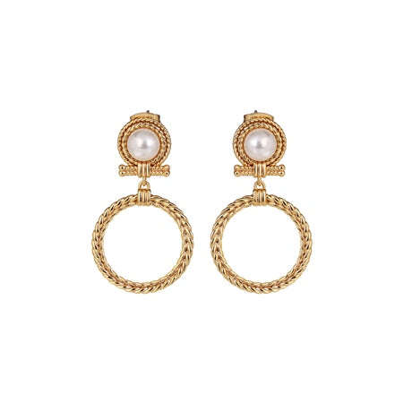 Newbridge Sappho Statement Pearl Earrings