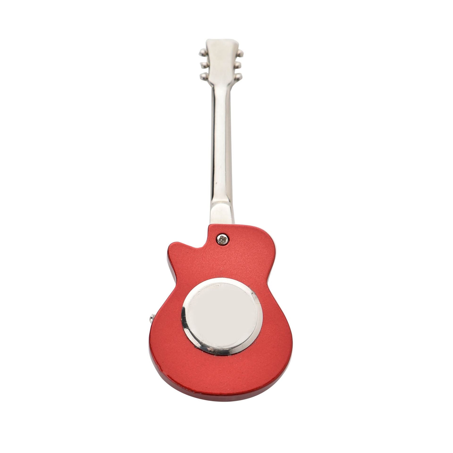Miniature Clock Red Guitar