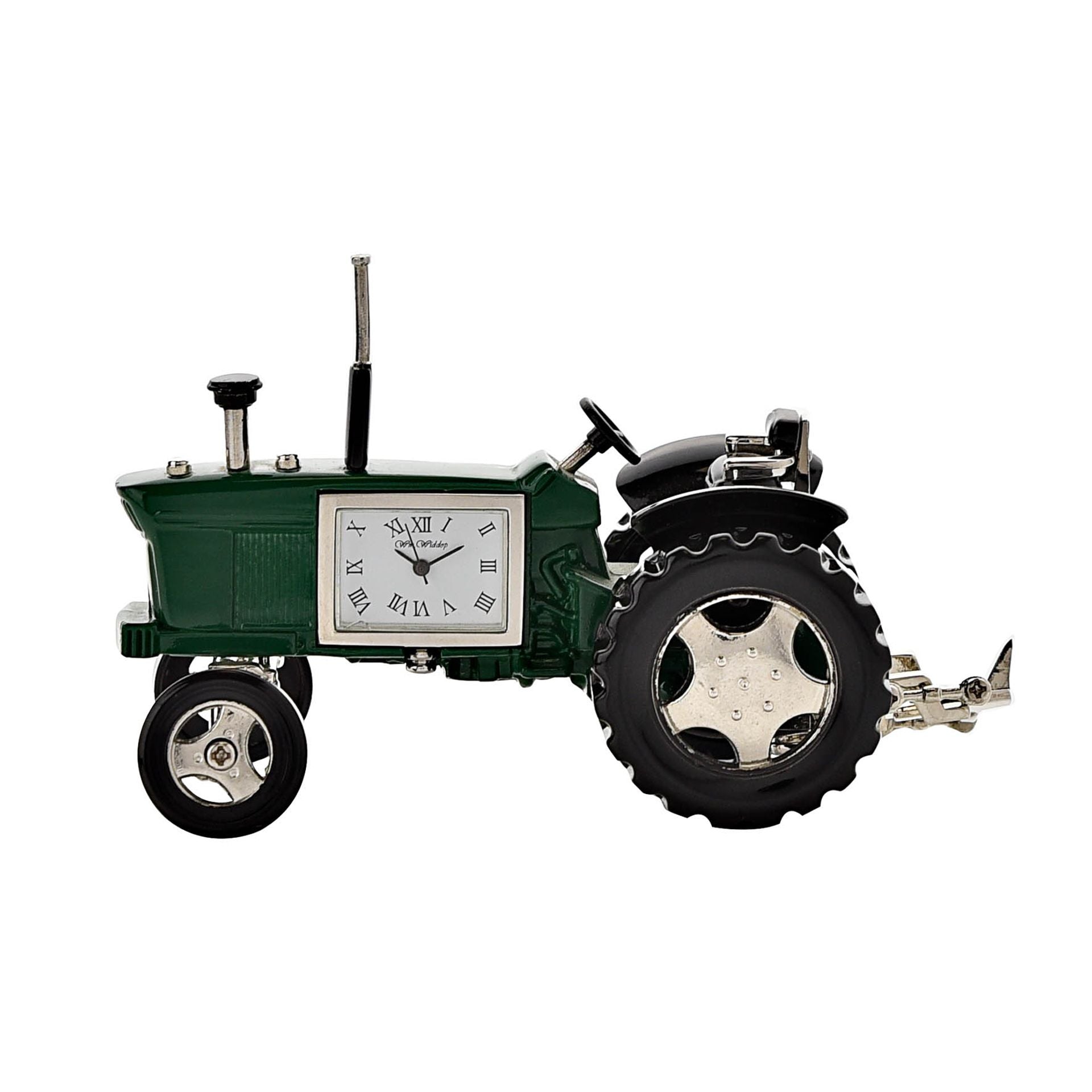 Miniature Clock Tractor Green