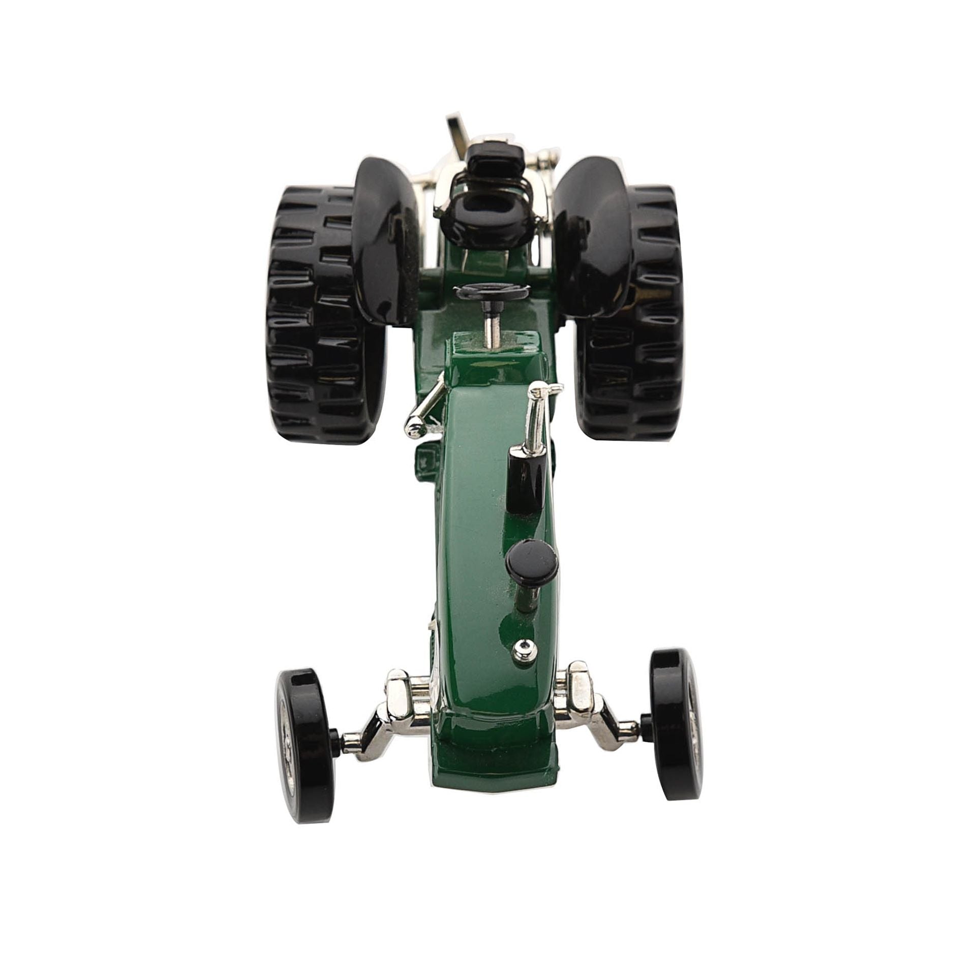 Miniature Clock Tractor Green