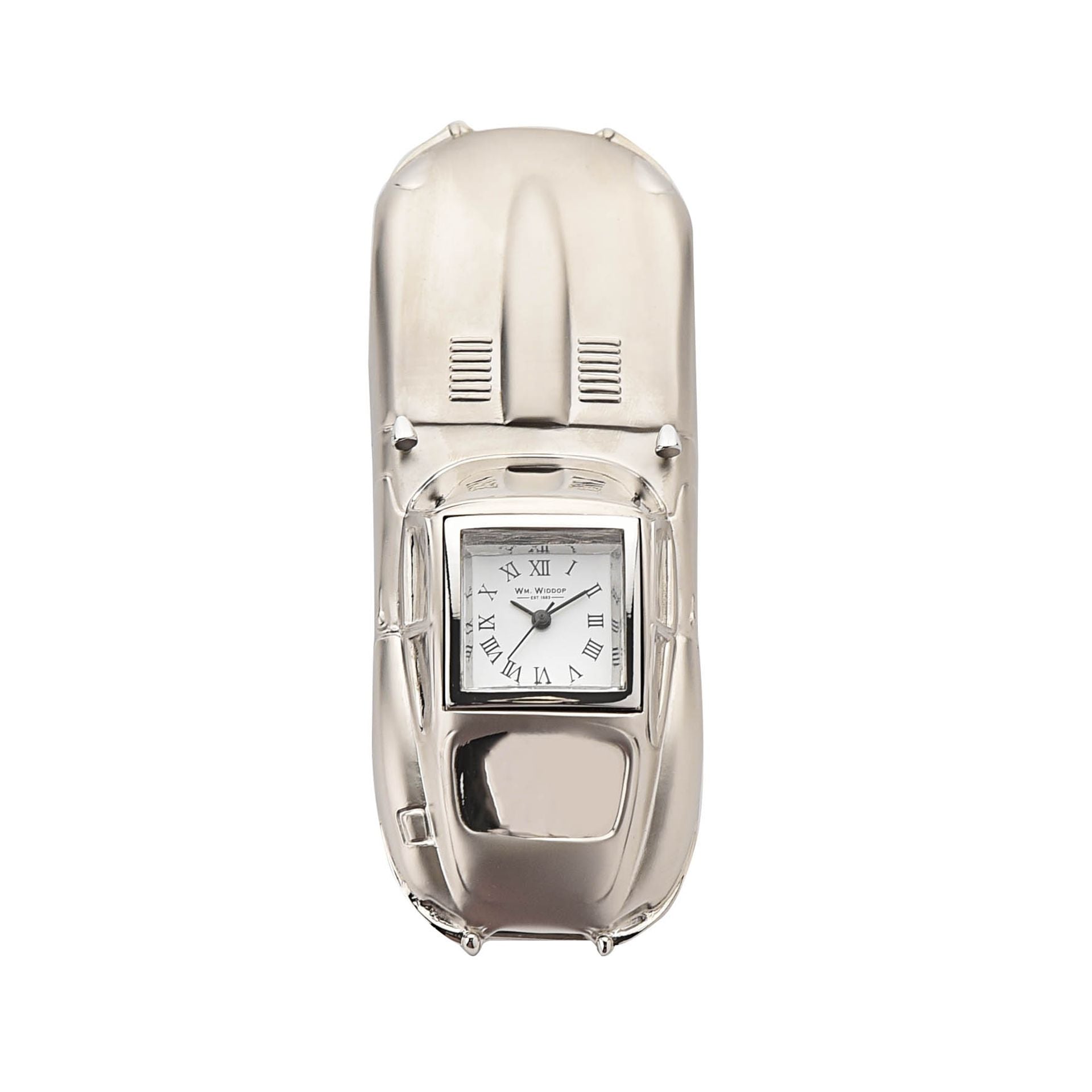 Miniature Clock Vintage Sports Car