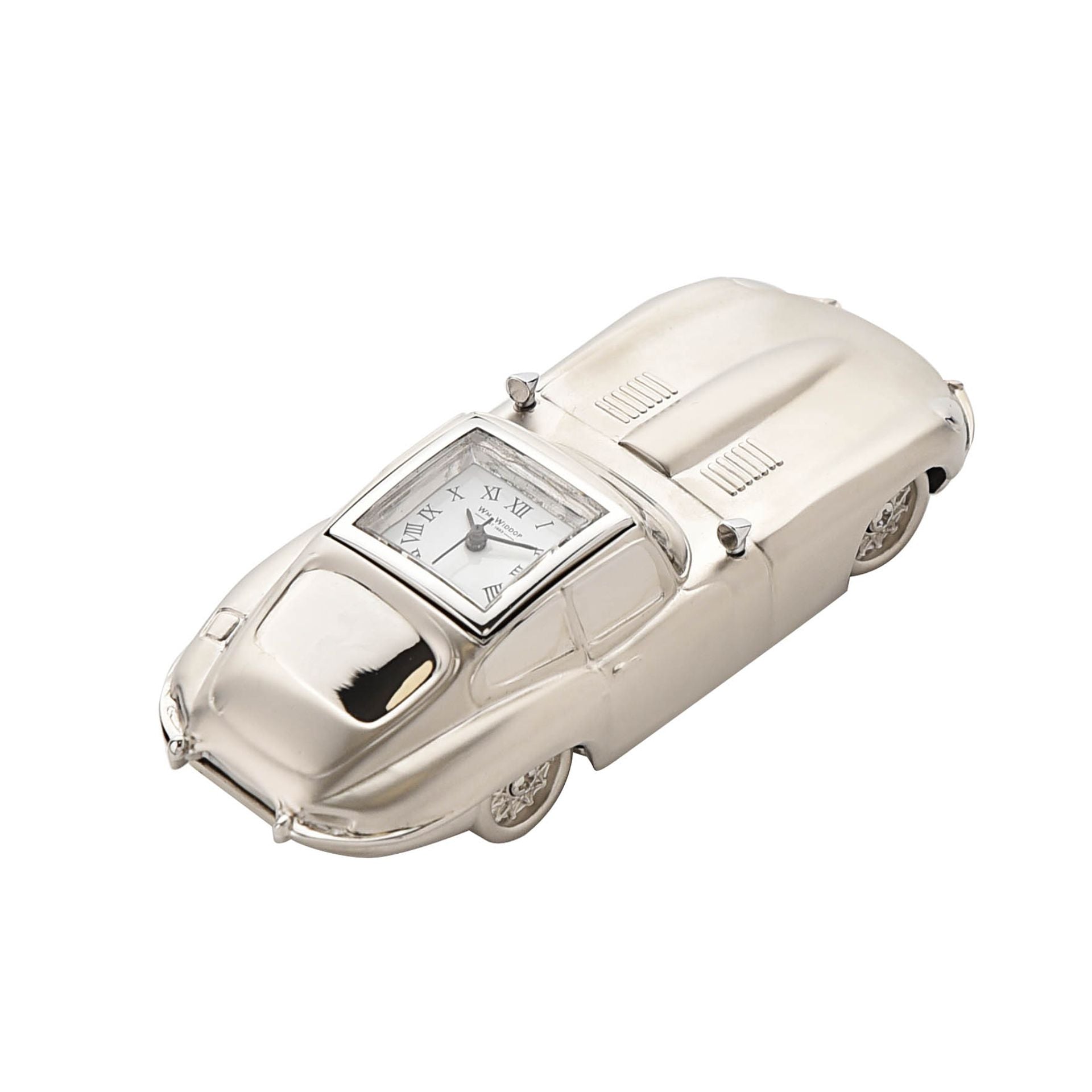 Miniature Clock Vintage Sports Car
