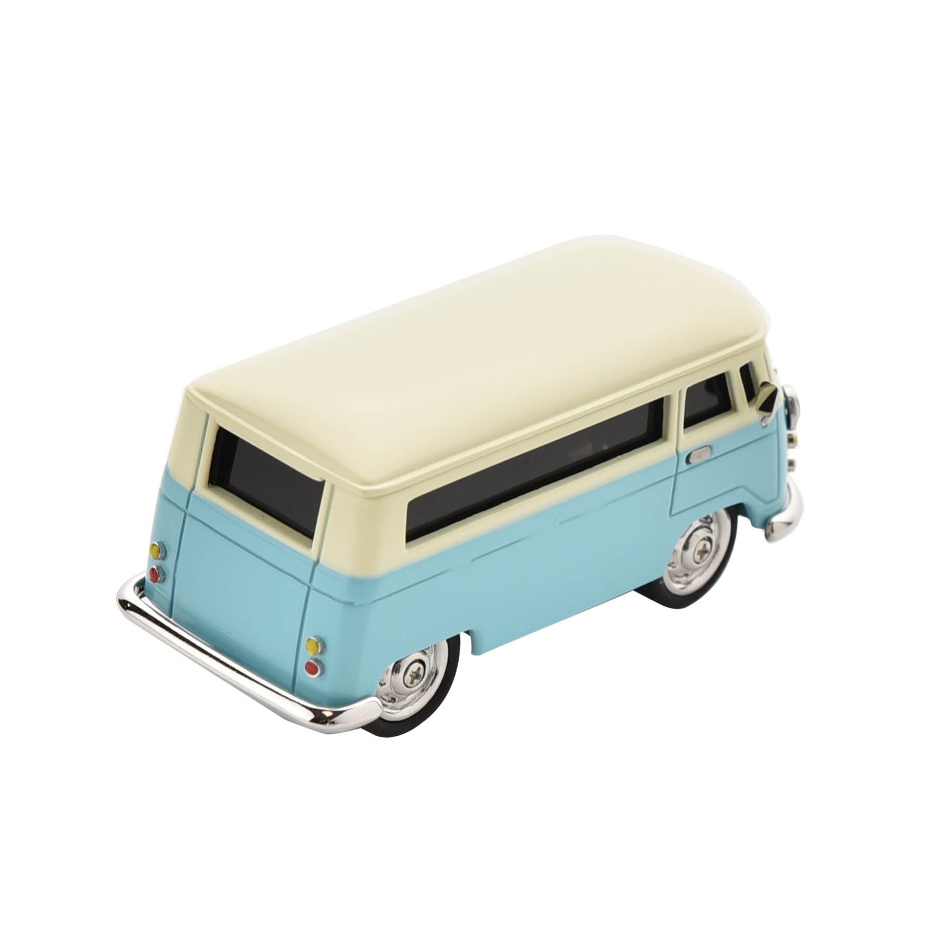 Miniature Clock Blue Camper