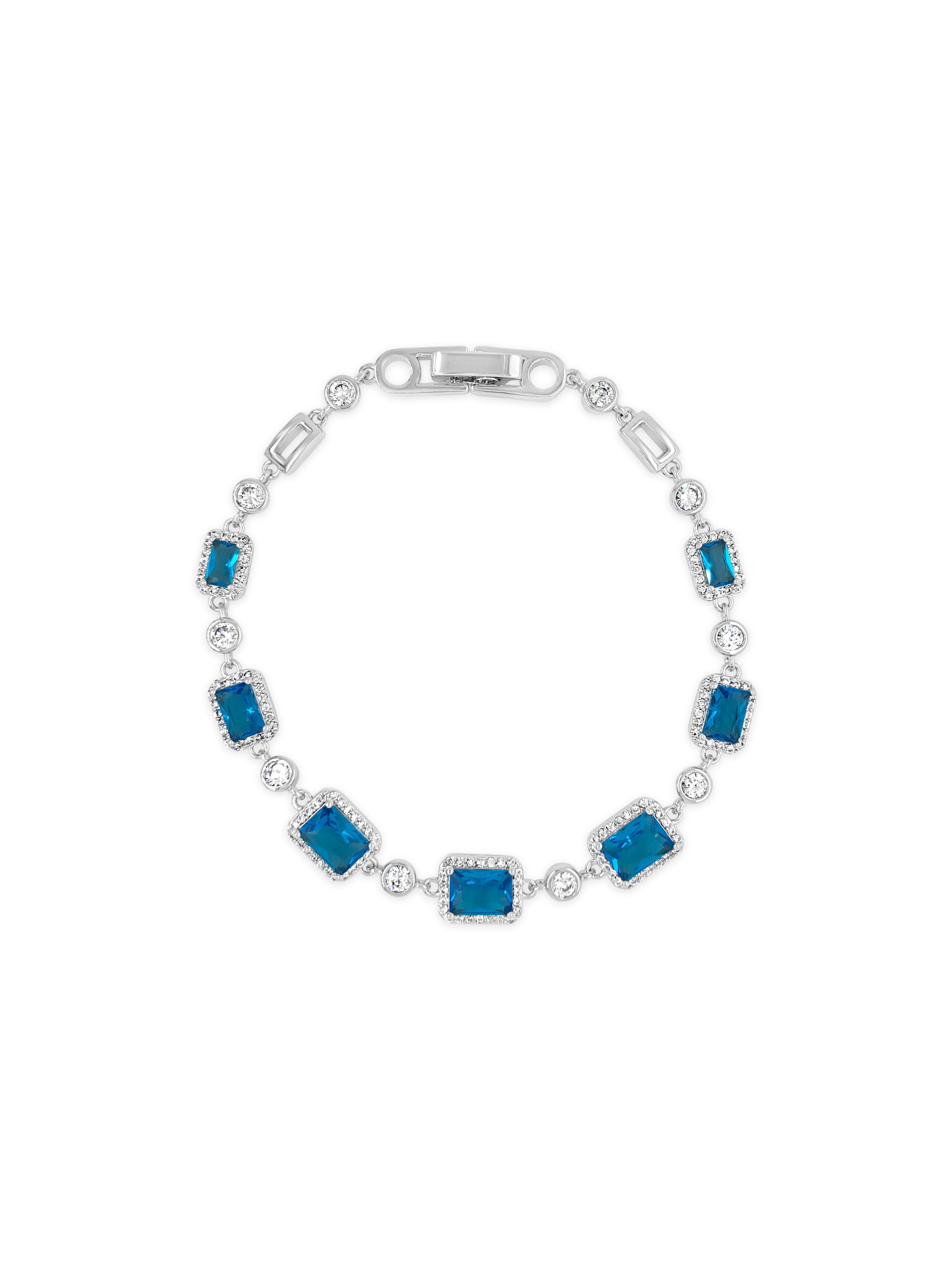 Absolute Silver Marine Blue Bracelet