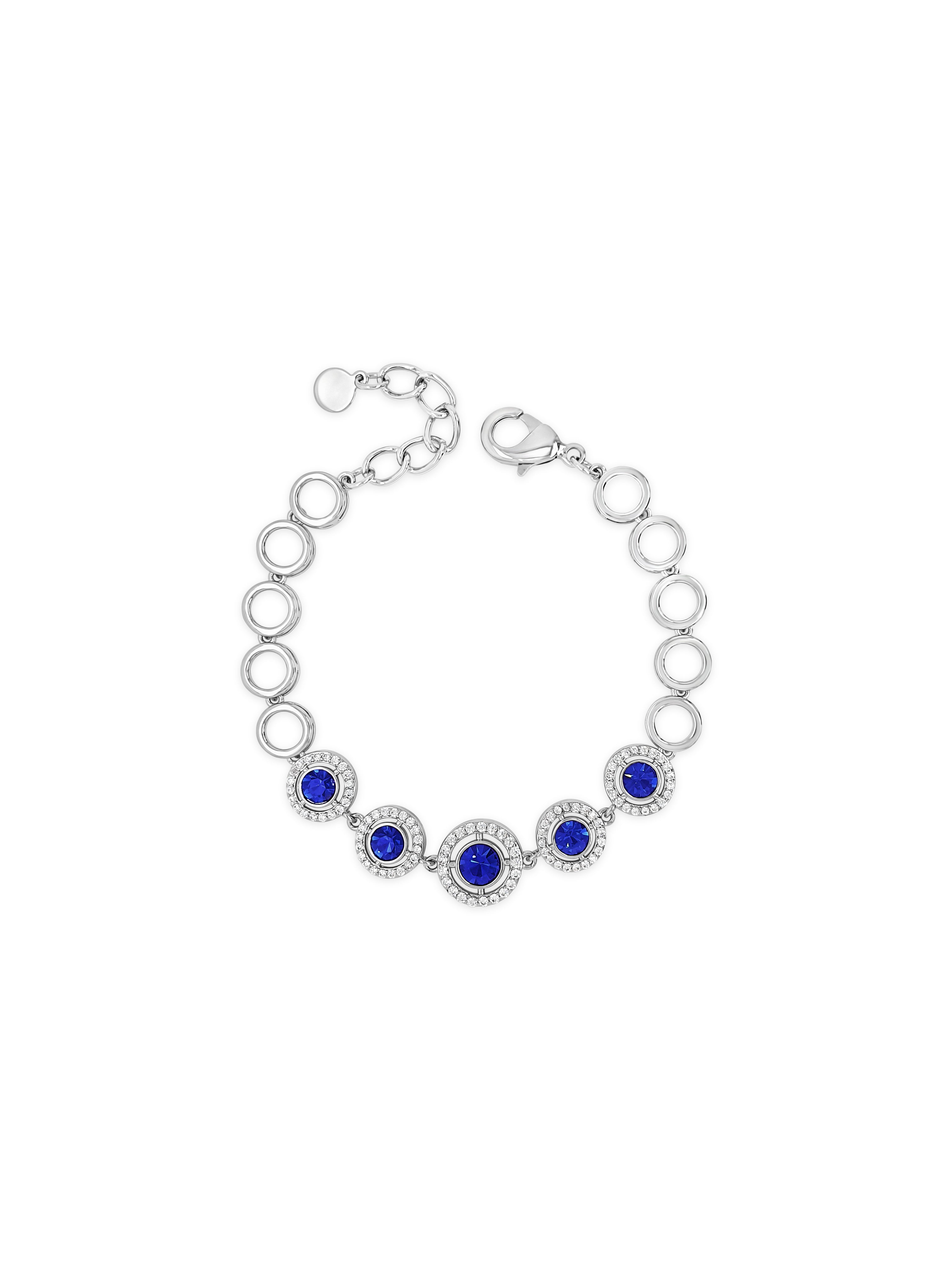Absolute Silver and Midnight Blue Bracelet