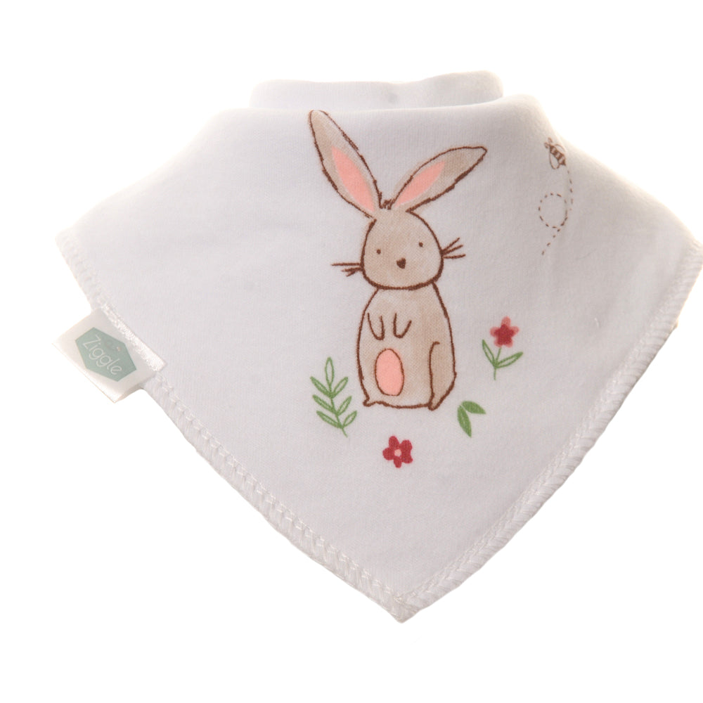 Ziggle Bunnies bib set