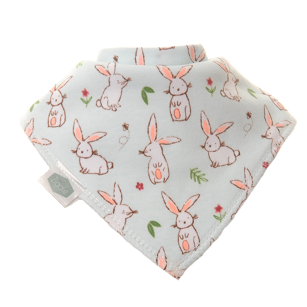Ziggle Bunnies bib set