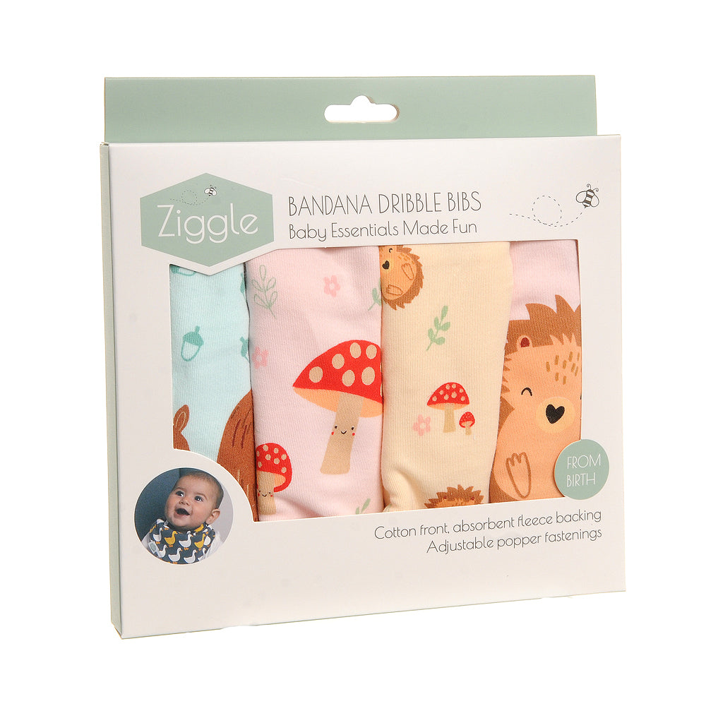 Ziggle Woodland bib set