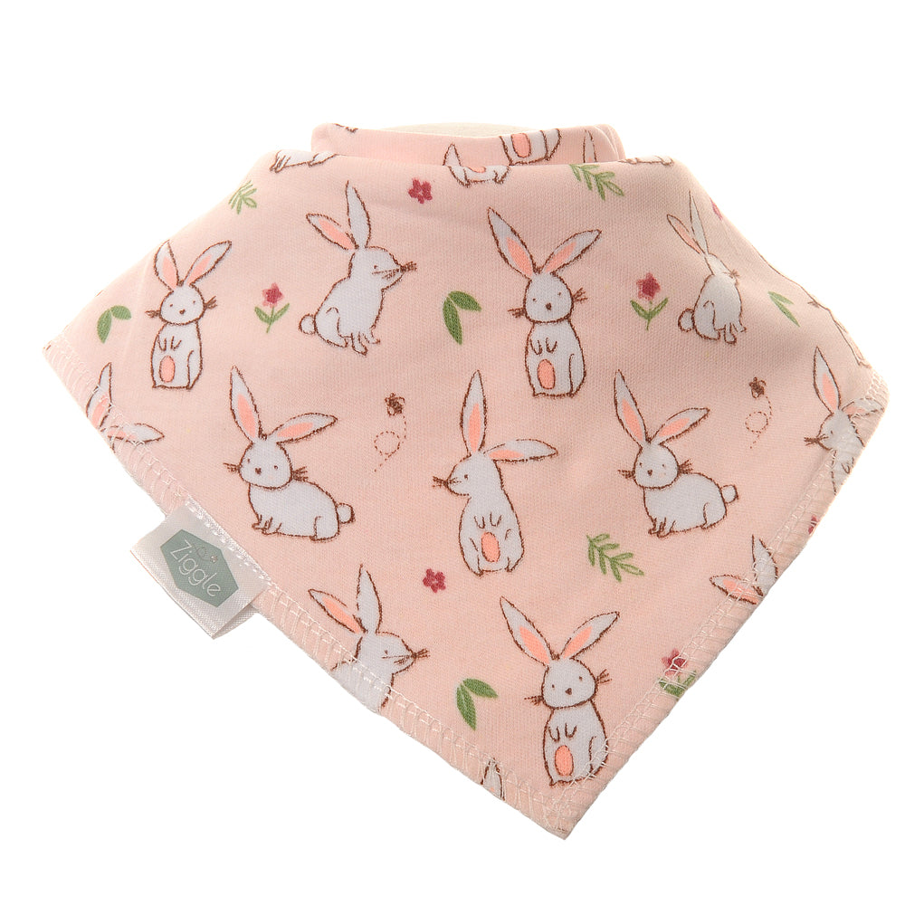 Ziggle Bunnies bib set