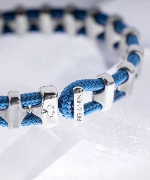 Pig And Hen Bold Bob Ocean Blue | Silver M 18CM