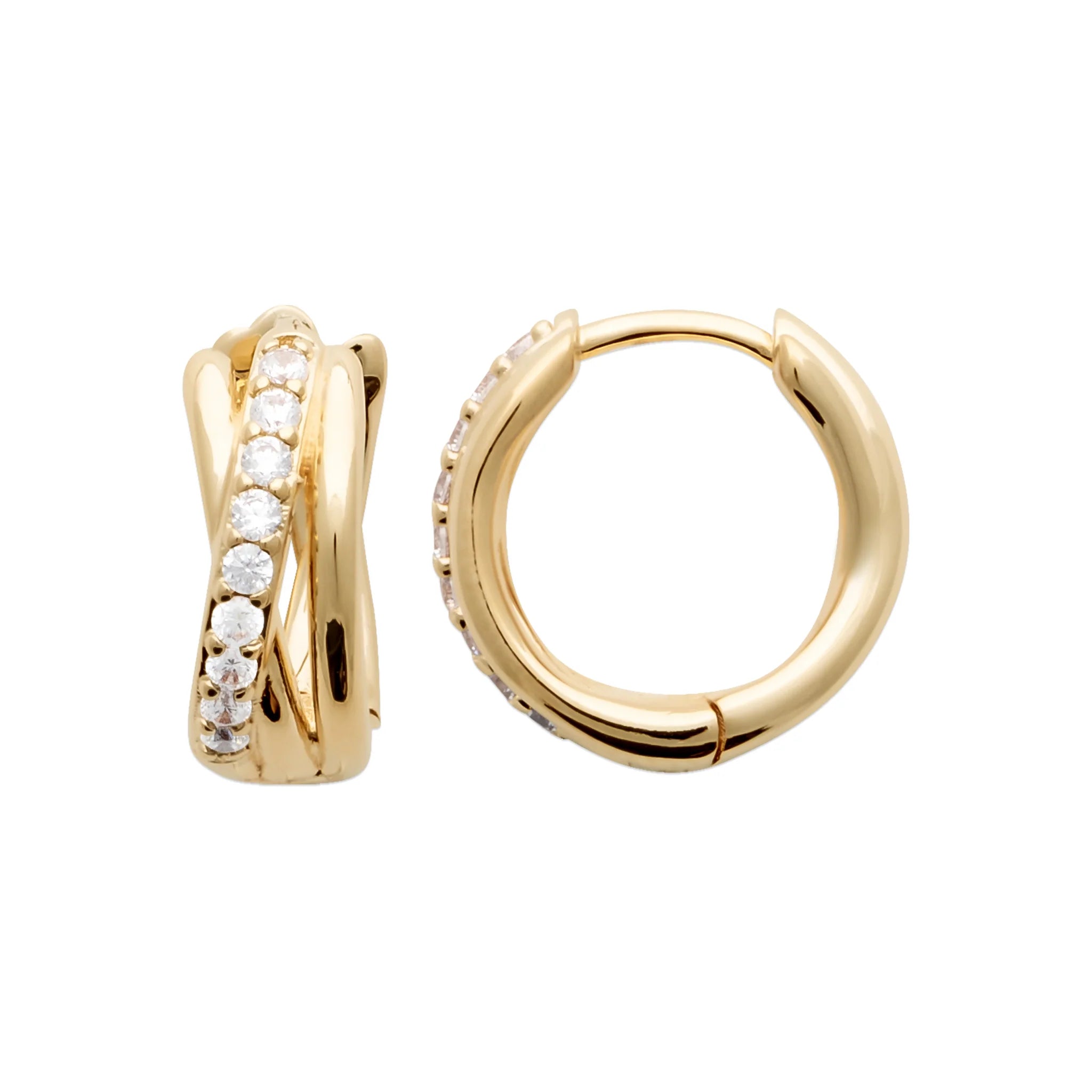 Burren Wrapped In Desire Hoop Earrings