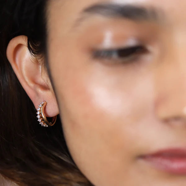 Burren Lady Nada Hoop Earrings