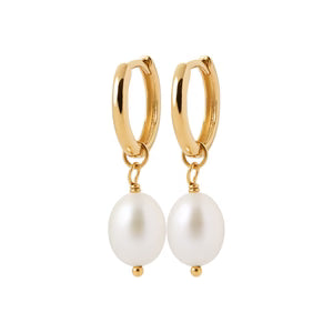 Burren Yano Drop Pearl Earrings