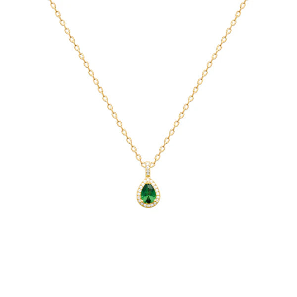 Burren Blue Jeans Emerald Pendant