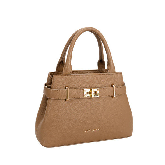 David Jones Camel Grab Handbag