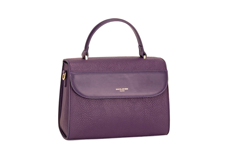 David Jones Purple Large Crossbody With Grab Handle