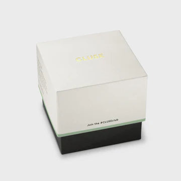 Cluse Vigoureux Chrono Watch Silicone Green, Silver Colour