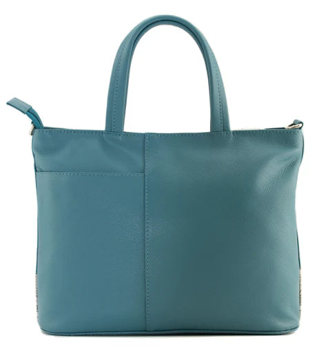 Bella Teal Leather Family Multiway Grab Bag