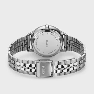 Cluse Minuit Multifunction Watch Steel, Full Silver Colour