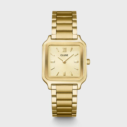 Cluse Gracieuse Watch Steel, Sunray Textured, Gold Colour